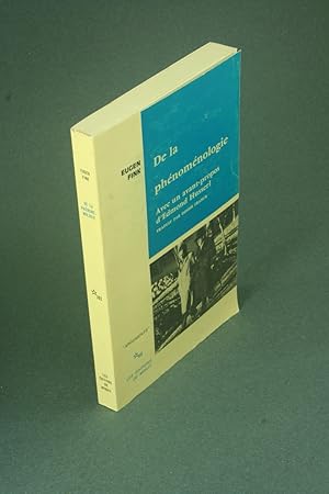 Seller image for De la Phnomnologie. Avant-propos d'Edmund Husserl. Traduit de l'allemand par Didier Franck for sale by Steven Wolfe Books