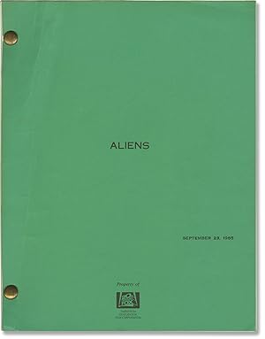 Bild des Verkufers fr Aliens (Original screenplay for the 1986 film) zum Verkauf von Royal Books, Inc., ABAA