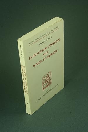 Seller image for En dcouvrant l'existence avec Husserl et Heidegger. for sale by Steven Wolfe Books