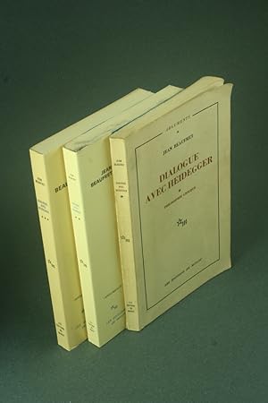 Seller image for Dialogue avec Heidegger - volumes 1, 2, 3 - COPY WITH MARKINGS. for sale by Steven Wolfe Books