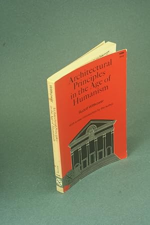 Image du vendeur pour Architectural Principles of the Age of Humanism. mis en vente par Steven Wolfe Books