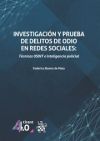 Seller image for Investigacin y prueba de delitos de odio en Redes Sociales: Tcnicas OSINT e inteligencia policial for sale by AG Library