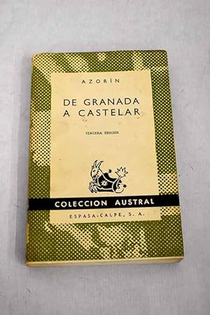 Imagen del vendedor de De Granada a Castelar a la venta por Alcan Libros
