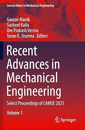 Immagine del venditore per Recent Advances in Mechanical Engineering venduto da moluna