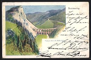 Seller image for Knstler-Ansichtskarte Philipp + Kramer Nr. XXXIX /8: Viaduct ber die Kalte Rinne for sale by Bartko-Reher