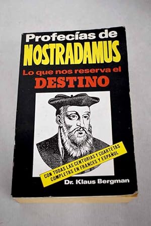 Imagen del vendedor de Profecas de Nostradamus a la venta por Alcan Libros