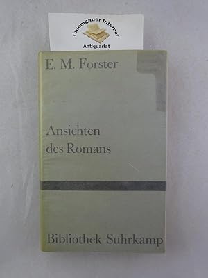 Bild des Verkufers fr Ansichten des Romans. bersetzt von Walter Schrenberg. Band 30 der Bibliothek Suhrkamp. zum Verkauf von Chiemgauer Internet Antiquariat GbR