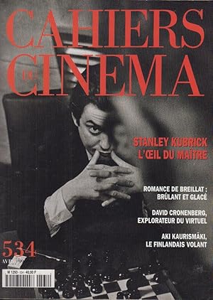 Seller image for Cahiers du cinma n 534, avril 1999 for sale by PRISCA