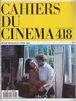 Imagen del vendedor de Cahiers du cinma n 418, avril 1989 a la venta por PRISCA