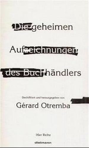 Bild des Verkufers fr 16er Reihe: Die geheimen Aufzeichnungen des Buchhndlers zum Verkauf von Smartbuy