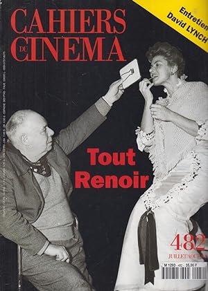 Imagen del vendedor de Cahiers du cinma n 482, juillet-aot 1994 a la venta por PRISCA