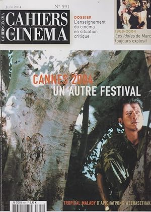 Imagen del vendedor de Cahiers du cinma n 591, juin 2004 a la venta por PRISCA