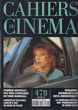 Image du vendeur pour Cahiers du cinma n 478, avril 1994 mis en vente par PRISCA