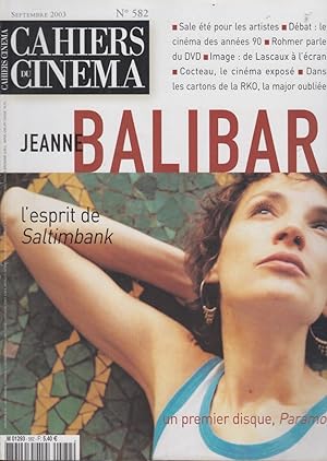 Seller image for Cahiers du cinma n 582, septembre 2003 for sale by PRISCA