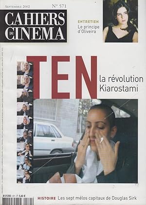 Image du vendeur pour Cahiers du cinma n 571, septembre 2002 mis en vente par PRISCA
