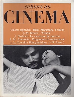 Seller image for Cahiers du cinma n 224, octobre 1970 for sale by PRISCA