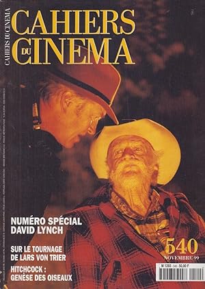 Imagen del vendedor de Cahiers du cinma n 540, novembre 1999 a la venta por PRISCA