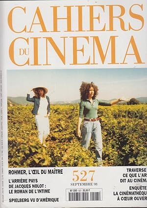 Image du vendeur pour Cahiers du cinma n 527, septembre 1998 mis en vente par PRISCA