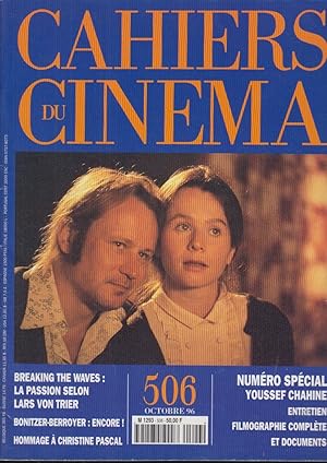 Seller image for Cahiers du cinma n 506, octobre 1996 for sale by PRISCA