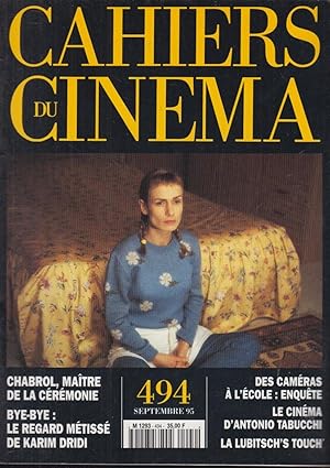 Seller image for Cahiers du cinma n 494, septembre 1995 for sale by PRISCA