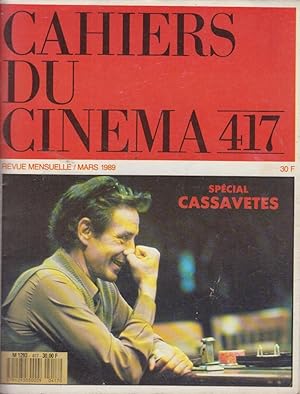 Seller image for Cahiers du cinma n 417, mars 1989 for sale by PRISCA