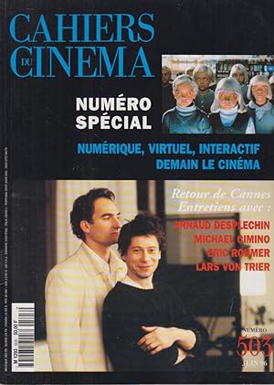 Imagen del vendedor de Cahiers du cinma n 503, juin 1996 a la venta por PRISCA