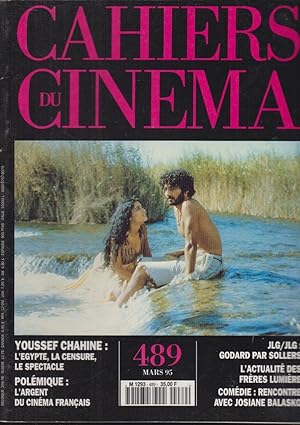 Seller image for Cahiers du cinma n 489, mars 1995 for sale by PRISCA