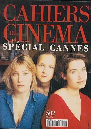 Seller image for Cahiers du cinma n 502, mai 1996 for sale by PRISCA
