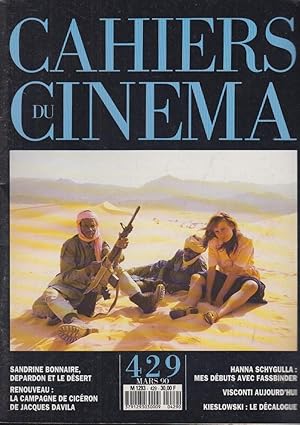 Seller image for Cahiers du cinma n 429, mars 1990 for sale by PRISCA