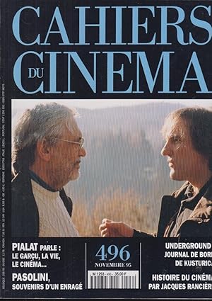 Immagine del venditore per Cahiers du cinma n 496, novembre 1995 venduto da PRISCA