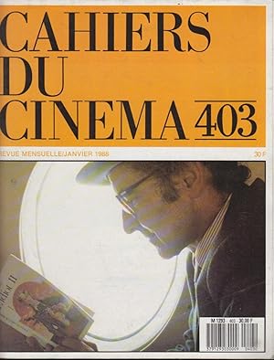 Imagen del vendedor de Cahiers du cinma n 403, janvier 1988 a la venta por PRISCA