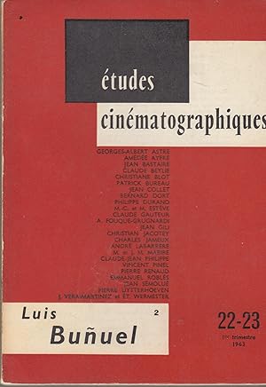 Image du vendeur pour tudes cinmatographiques - Luis Bunuel mis en vente par PRISCA