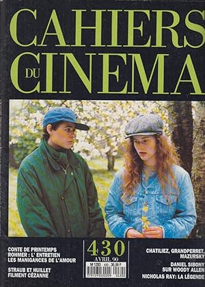 Immagine del venditore per Cahiers du cinma n 430, avril 1990 venduto da PRISCA