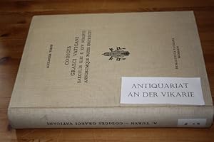 Imagen del vendedor de Codices graeci Vaticani saeculis XIII et XIV scripti annorumque notis instructi. Congessit enarravit eorumque specimina protulit tabulis CCV phototypice expressis. (= Codices e Vaticanis selecti quam similime expressi, Vol. XXVIII). a la venta por Antiquariat An der Vikarie