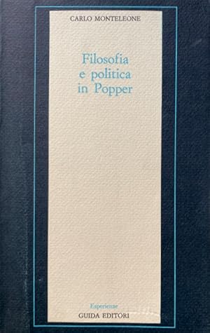 Immagine del venditore per FILOSOFIA E POLITICA IN POPPER venduto da CivicoNet, Libreria Virtuale