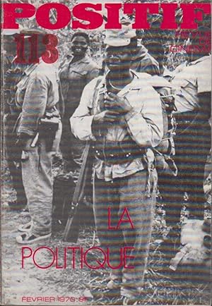Seller image for Positif. - Revue de Cinma - N 113 - La Politique. for sale by PRISCA