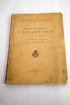 Bild des Verkufers fr Nuevos documentos cervantinos hasta ahora inditos zum Verkauf von Alcan Libros