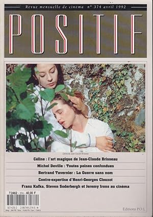 Seller image for Positif. - Revue Mensuelle de Cinma - N 374 for sale by PRISCA