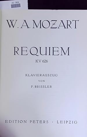Seller image for REQUIEM. KV 626 for sale by Antiquariat Bookfarm