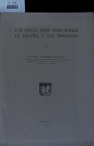 Imagen del vendedor de LOS CINCO ROS PRINCIPALES DE ESPAA Y SUS TERRAZAS. AA-2966 a la venta por Antiquariat Bookfarm