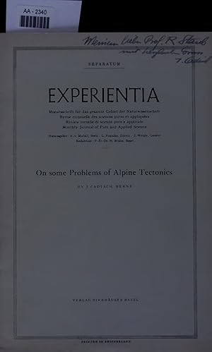 Seller image for On some Problems of Alpine Tectonics. for sale by Antiquariat Bookfarm