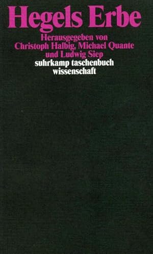 Bild des Verkufers fr Hegels Erbe zum Verkauf von antiquariat rotschildt, Per Jendryschik