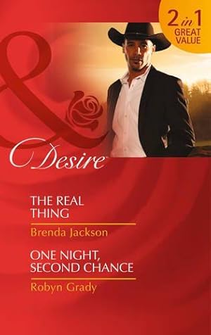 Seller image for The Real Thing / One Night, Second Chance (Mills & Boon Desire) for sale by WeBuyBooks