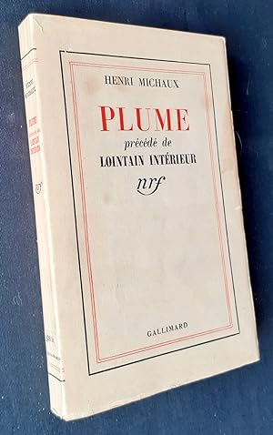 Seller image for Plume précédé de Lointain intérieur - for sale by Le Livre à Venir