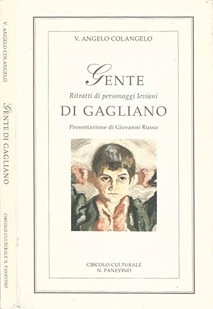 Imagen del vendedor de Gente di Gagliano Ritratti di personaggi leviani a la venta por Biblioteca di Babele