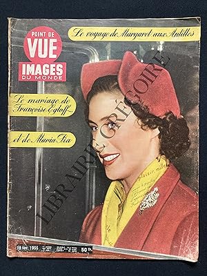 POINT DE VUE IMAGES DU MONDE-N°349-10 FEVRIER 1955-MARGARET WINDSOR