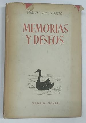 Imagen del vendedor de Memorias y deseos. Poesa 1941-1950 a la venta por Libros Tobal