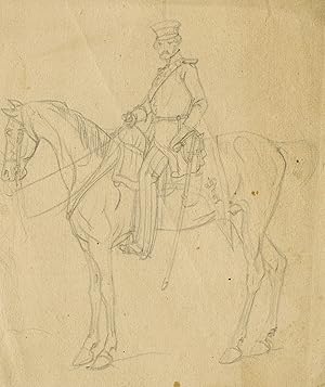 Cavalryman on horseback