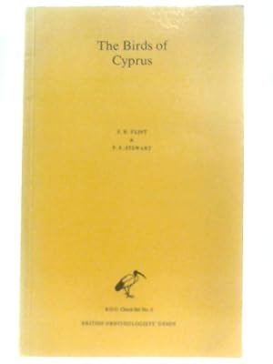 Bild des Verkufers fr The Birds Of Cyprus B.O.U. Check List No. 6 zum Verkauf von World of Rare Books