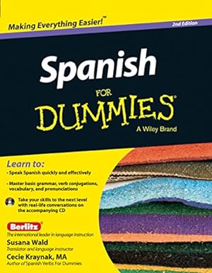Imagen del vendedor de Spanish For Dummies a la venta por -OnTimeBooks-